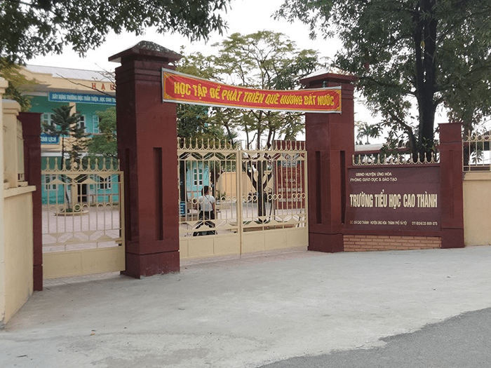 Trường tiểu học Cao Thành - huyện Ứng Hòa Trường tiểu học Cao Thành - huyện Ứng Hòa