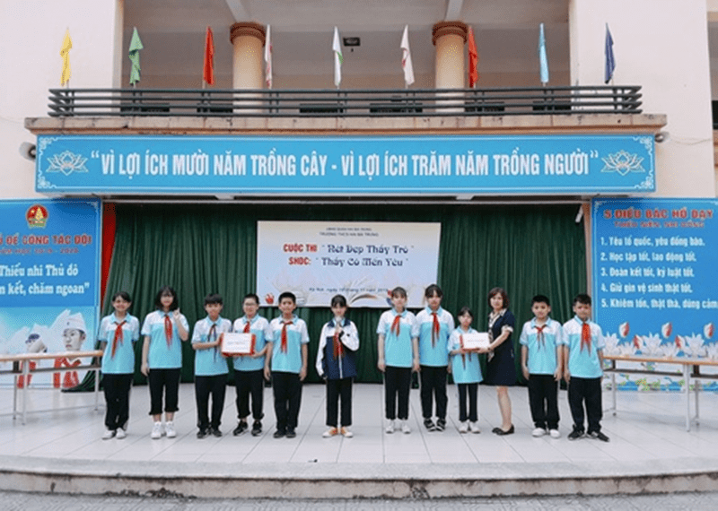 Hội thi Nét đẹp thầy trò của trường THCS Hai Bà Trưng Hội thi Nét đẹp thầy trò của trường THCS Hai Bà Trưng