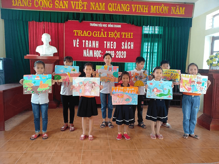 Cuộc thi vẽ tranh cho học sinh tại trường tiểu học Đồng Quang Cuộc thi vẽ tranh cho học sinh tại trường tiểu học Đồng Quang