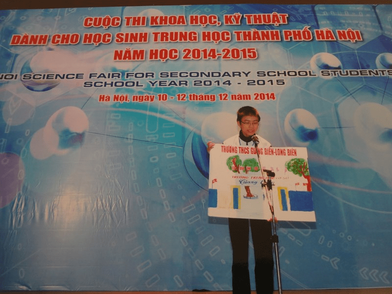 Học sinh của trường tham dự cuộc thi khoa học, kỹ thuật của thành phố Hà Nội Học sinh của trường tham dự cuộc thi khoa học, kỹ thuật của thành phố Hà Nội