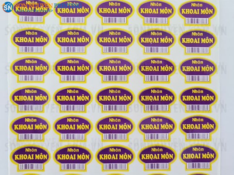 Tem decal cuộn dán bánh trung thu Tem decal cuộn dán bánh trung thu