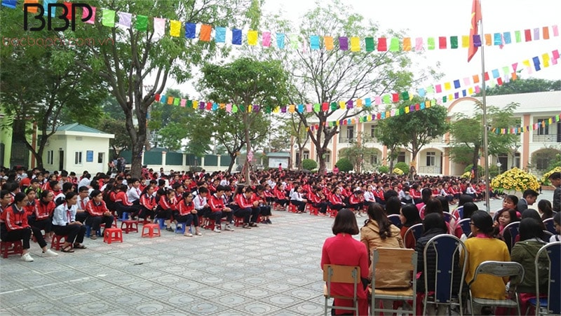 Tiết sinh hoạt dưới cờ của học sinh trường THCS Tam Hiệp Tiết sinh hoạt dưới cờ của học sinh trường THCS Tam Hiệp