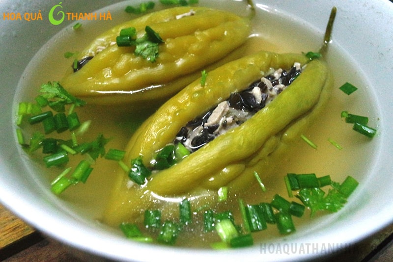Món canh mướp đắng nhồi thịt Món canh mướp đắng nhồi thịt