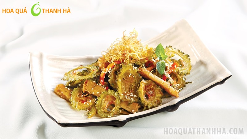 Món khổ qua chiên giòn rụm Món khổ qua chiên giòn rụm