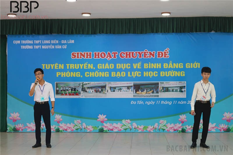 Trường THPT Nguyễn Văn Cừ tổ chức buổi tuyên truyền, giáo dục về bình đẳng giới và phòng, chống bạo lự học đường Trường THPT Nguyễn Văn Cừ tổ chức buổi tuyên truyền, giáo dục về bình đẳng giới và phòng, chống bạo lự học đường