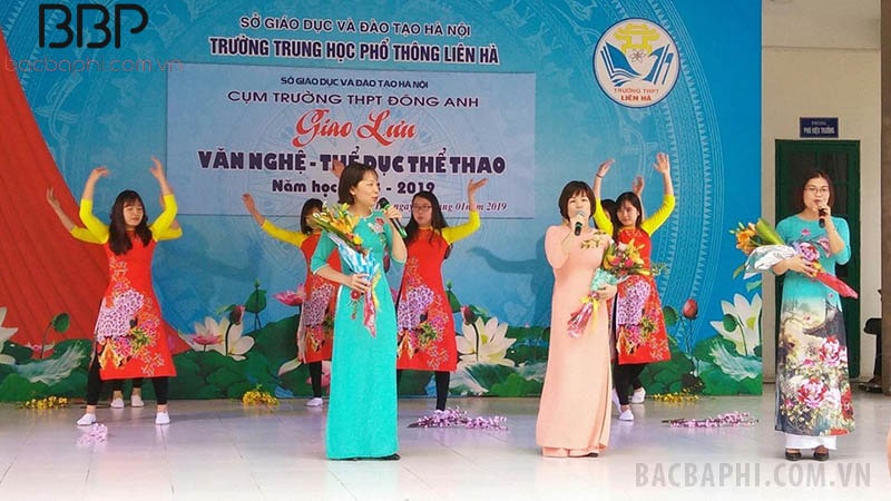 Trường THPT Liên Hà tổ chức giao lưu văn nghệ - thể dục thể thao cùng với các trường khác tại huyện Đông Anh, Hà Nội Trường THPT Liên Hà tổ chức giao lưu văn nghệ - thể dục thể thao cùng với các trường khác tại huyện Đông Anh, Hà Nội