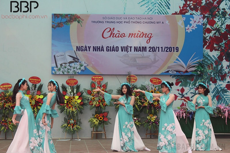 Hoạt động Chào mừng ngày Nhà giáo Việt Nam của trường THPT Chương Mỹ A Hoạt động Chào mừng ngày Nhà giáo Việt Nam của trường THPT Chương Mỹ A