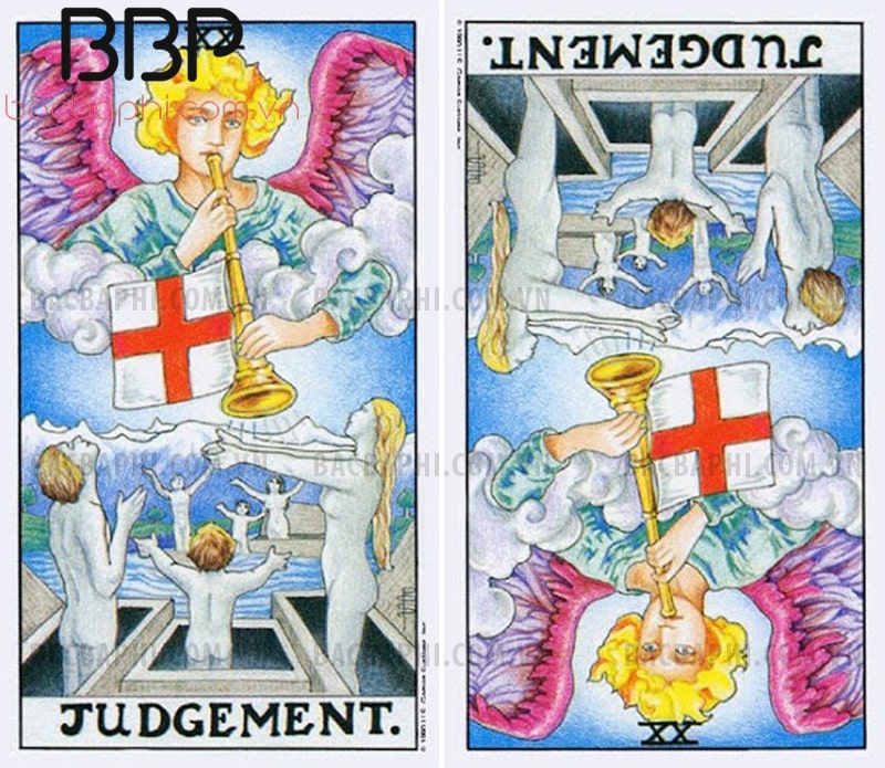 Lá bài XX – Judgement (Phán xét) xuôi và ngược Lá bài XX – Judgement (Phán xét) xuôi và ngược