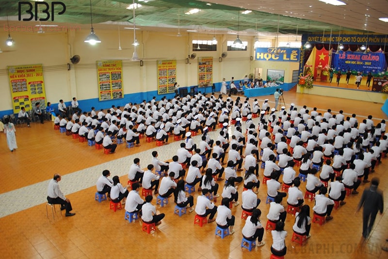 Toàn cảnh một buổi lễ khai giảng của trường Toàn cảnh một buổi lễ khai giảng của trường